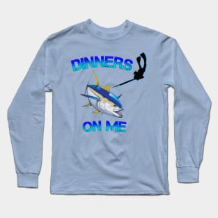 Spearfishing design t-shirt Long Sleeve T-Shirt